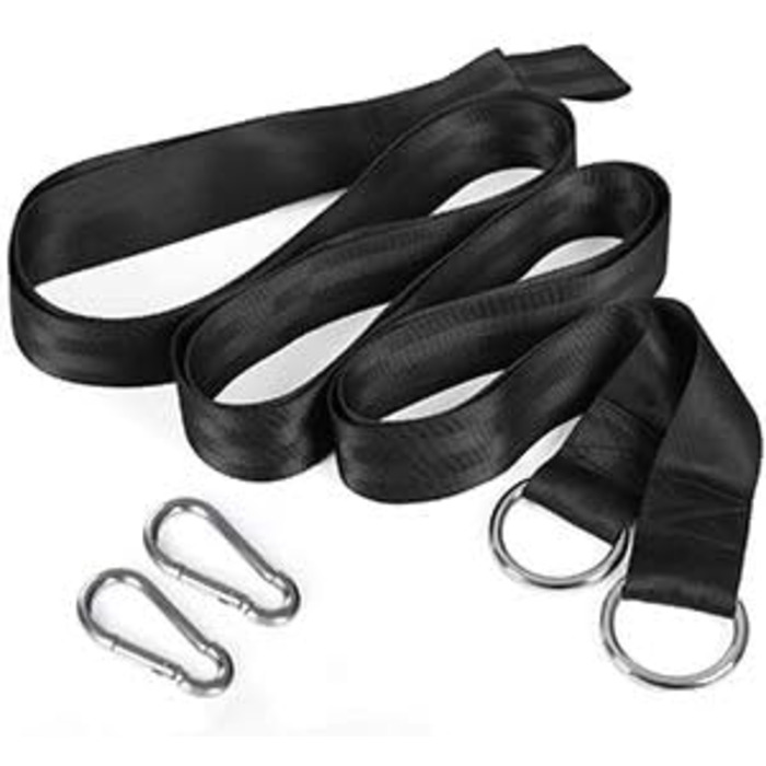 Гамак SONGMICS для двох, 210x150 см, до 300 кг, райдужний - для тераси, балкона, відпочинку на природі (з сумкою, ременями та карабінами)