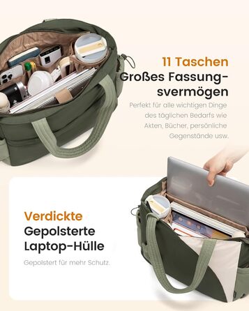 Сумка-шопер LOVEVOOK для ноутбука 15.6