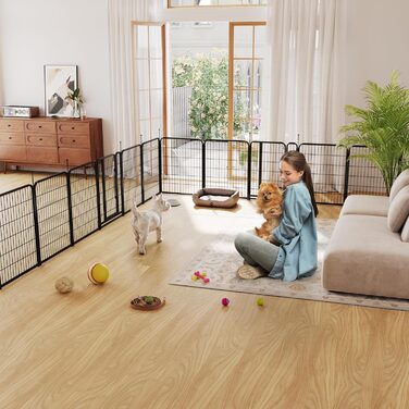 Вольєр для собак Yaheetech 8-секційний, 80 см, для квартири та саду, збірка без інструментів