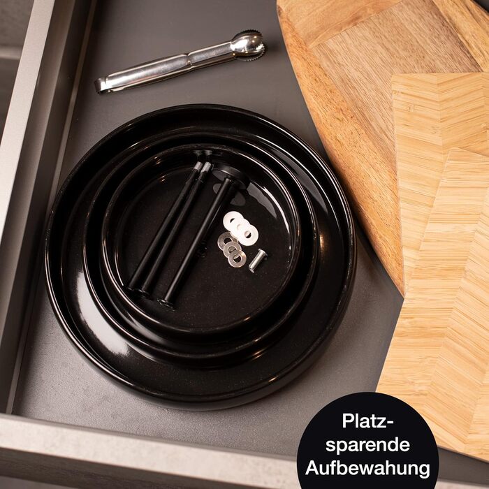 Підставка для фруктів Moritz & Moritz - 3 яруси, з щипцями, з кераміки - Сучасна декор для кухні та вечірок - Ідеальна для зберігання фруктів, мафінів та капкейків