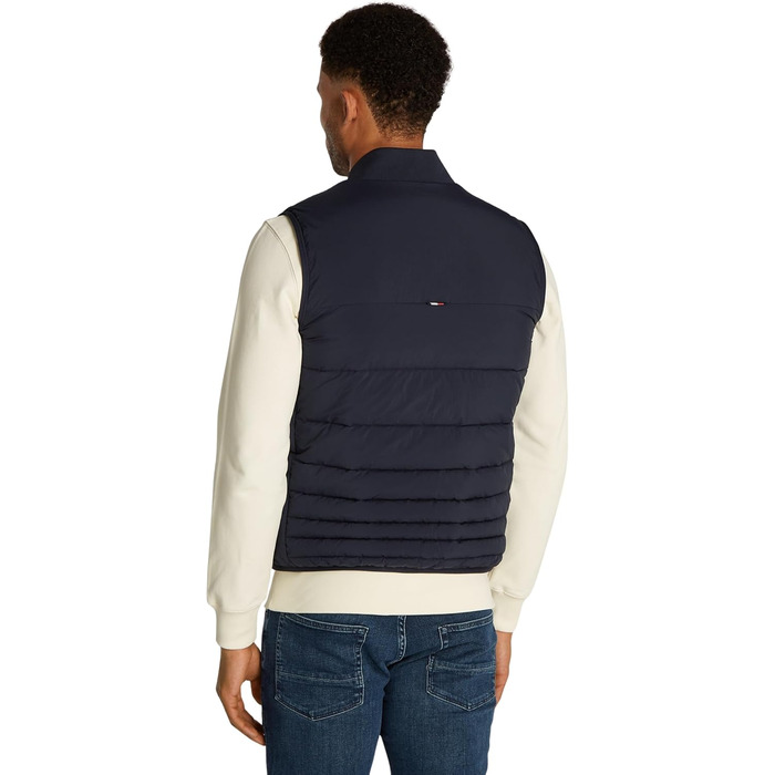 Жилет чоловічий Tommy Hilfiger Mix Quilt водонепроникний, великий розмір 3XL, колір Blue (Desert Sky)