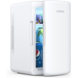 AstroAI Mini Fridge 6 Liter / 8 Cans | Cooler & Warmer | AC/DC | Compact Fridge for Bedroom, Car, Drinks, Beauty, Skincare, Travel