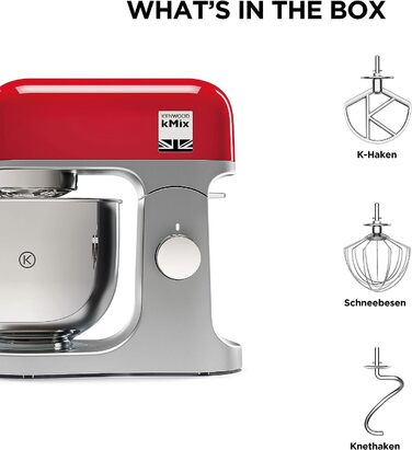 Кухонна машина планетарний міксер KENWOOD kMix KMX750BK (Червоний)