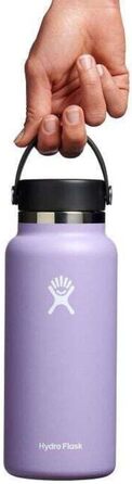 HYDRO FLASK - 1180ml (40oz) Water Bottle - Insulated Stainless Steel Water Bottle - Sports Bottle with Leak-Proof Flex Cap Lid & Strap - Dishwasher-Safe Thermos Bottle - Wide Mouth Opening - (Flex Cap, Moonshadow)