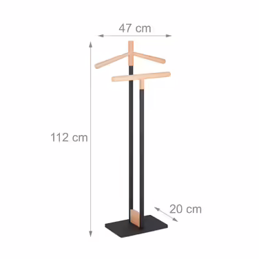 Relaxdays Freestanding Gentleman's Butler