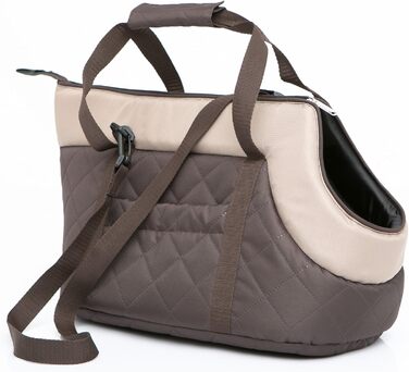 Сумка-переноска для собак та котів, рюкзак для маленьких та середніх порід, 2-30 кг, розмір L (30x58x32 см), коричнева