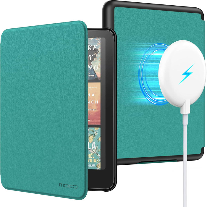 Чохол для Kindle Paperwhite 2024 (12-го покоління) та Kindle Colorsoft Signature Edition 2024 MoKo, Denim Green, з авто-ввімкненням/вимиканням
