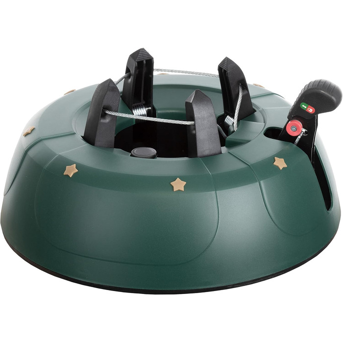 Підставка для ялинки BRANDSSELLER до 2 м з підвісною системою та фіксатором - зелена