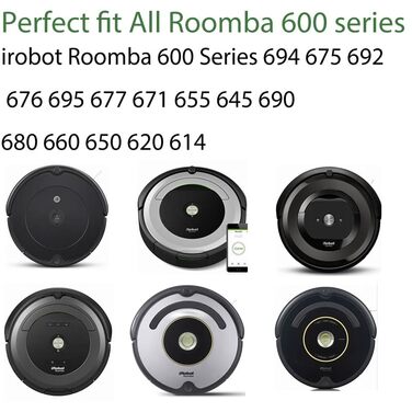 Набір з 19 частин для пилососа iRobot Roomba: щітка, ролики, фільтри (675, 670, 690, 671, 677, 650)