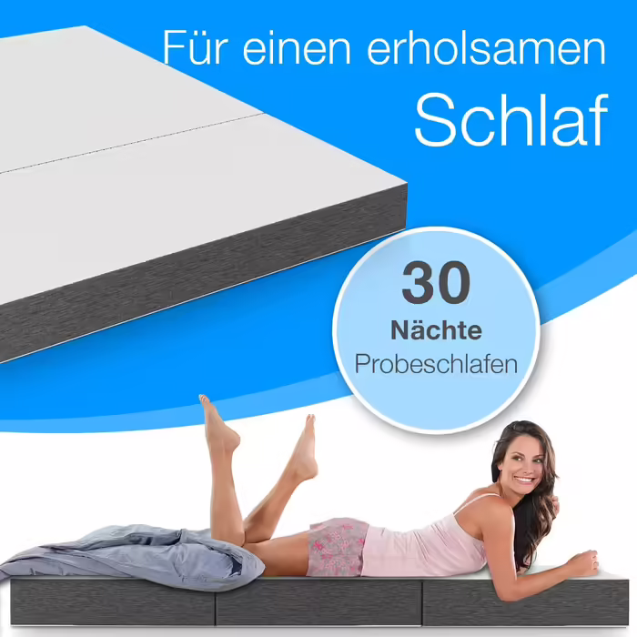 ELONEO Premium Visco Folding Mattress 75x200 cm, extra thick 15 cm, guest mattress foldable, folding mattress, foldable mattress, spinal disc cushion, travel mattress, foldable guest bed, washable folding bed Grey/White (Grey/White, 120 x 200 x 15 cm)