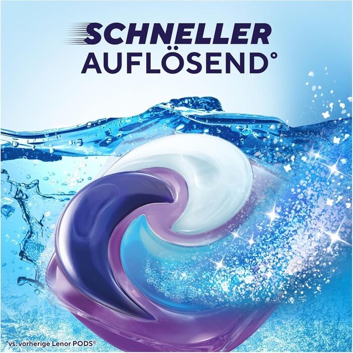 Капсули для прання Lenor Pods Amethyst Blütentraum, аромат «Аметистовий сон», 100 шт