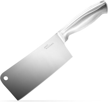 Кухонний ніж Joeji's Hackmesser 17 см - нержавіюча сталь 5Cr15Mov, універсальний ніж для м'яса, азіатський ніж для нарізки