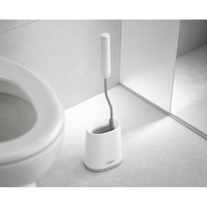 Набір для чищення унітазу Joseph Joseph Flex Lite (2 шт.) з тримачем, силікон, сірий/білий