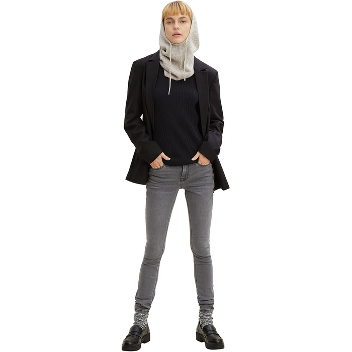 Джинси скінні TOM TAILOR Jona Extra (Mid Stone Blue Grey Denim) - жіночі, оригінал