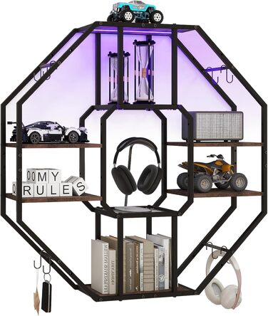 Стильне металеве вітрина для вина з LED-підсвічуванням, 3 яруси, для бару, кухні, вітальні, ресторану, чорний, 20x80 см