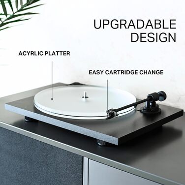 Pro-Ject Primary E White – Вініловий програвач для аудіофілів, Plug&Play
