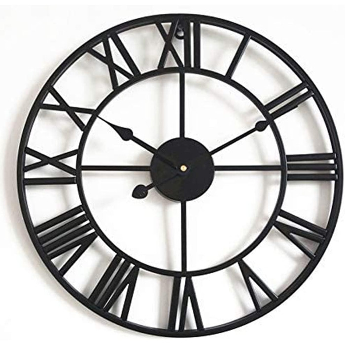 ACCSHINE Wall Clock Large No Ticking Noise Silent 40cm Roman Numerals Quartz Battery Operated Wall Clock Easy to Read for Living Room Kitchen Bedroom Office School