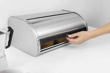 Контейнер для хліба Brabantia, односекційний, сірий сталевий