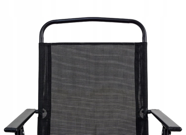 Комплект садових меблів Kontrast, метал, чорний, 6 предметів