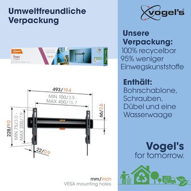 Кріплення для телевізора Vogel's Comfort TVM 3405 для телевізорів 32-77