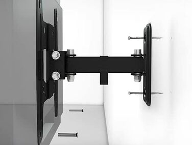 Кріплення для телевізора One for All WM4452 - поворотне 180°, нахильне, висувне, для телевізорів 13-65 дюймів (4K OLED QLED LED, LCD) - до 50 кг, чорний