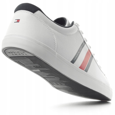 Спортивні кросівки Tommy Hilfiger білі, розмір 44, текстильні, дихаючі, на шнурівці