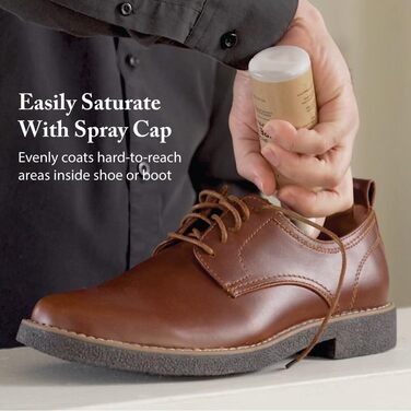 FootFitter Professional Shoe and Boot Stretch Spray, for Leather, Suede, and Canvas, Made in the USA, 4 oz, 473 ml, 120 ml