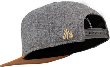 Кепка бейсболка Jumping Bird • Фільц, унісекс, регульована • Темно-сіра