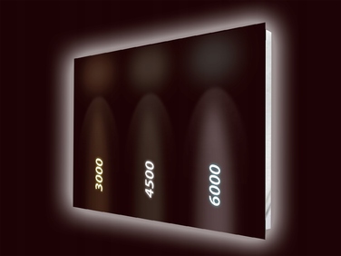 Сучасне LED-дзеркало для ванної кімнати 60x60 см BARCA