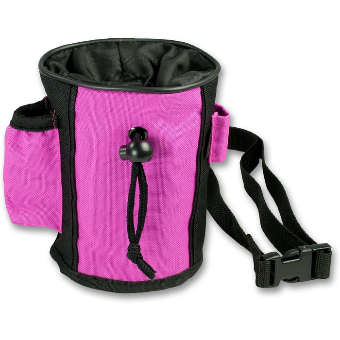 Сумка для ласощів Mystique Leckerlietasche чорна/рожева