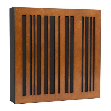 Акустична панель Bluetone Acoustics Slat AbFuser для звукопоглинання та дифузії, дуб (50x50x6 см)