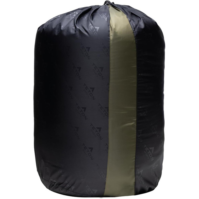 Спальний мішок TETON Sports Degree C Flannel Lined Left Zip 18 Grad C Flanell gefütterter linker Reißverschluss – Blue XXL / -25°C / Right Zip Efeu