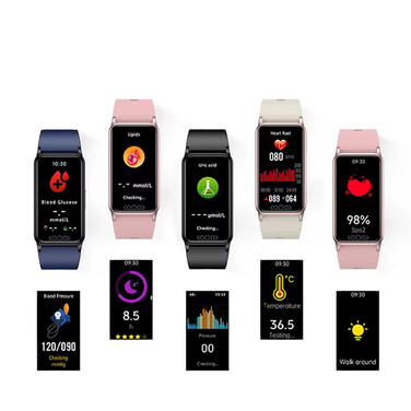 Смарт-годинник Smart-Trend: моніторинг глюкози, температури та ЕКГ, чорний