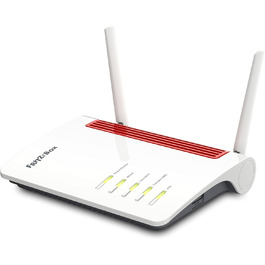 Роутер FRITZ!Box 6850 5G: Wi-Fi 866 Мбіт/с (5 ГГц), 400 Мбіт/с (2.4 ГГц), 4x LAN, DECT, USB 3.0, 5G