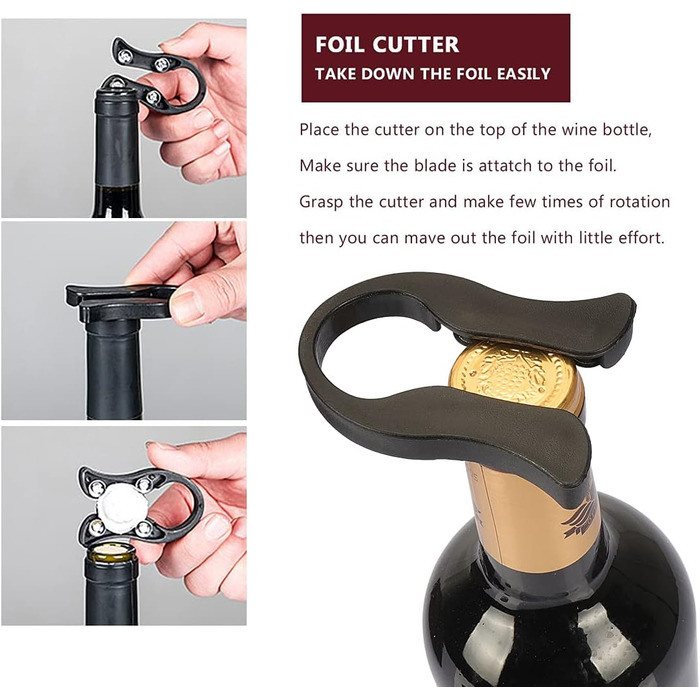 Набір для відкриття вина у дерев'яній коробці, подарунковий, люкс. Набір сомельє з відкривачем, пробками та аксесуарами для вина (Style 03)