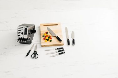 Набір ножів Ninja Foodi StaySharp Deluxe, 14 предметів, з інтегрованим точилом, чорний