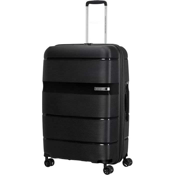 American Tourister Linex - Spinner L Suitcase, 76 cm, 102 L, (Black, L (76 cm - 102 L))