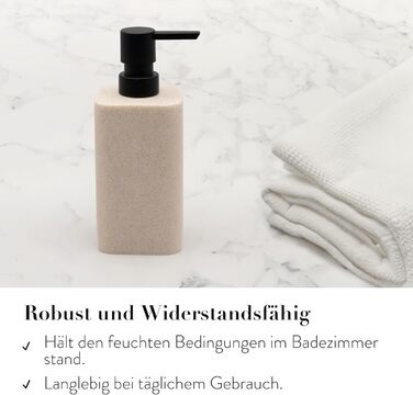 Набір для ванної кімнати ZCCZ – 4 предмети: тримач для зубних щіток, дозатор мила, мильниця та стаканчик для зубних щіток. Елегантний органайзер для косметики з ефектом мармуру, білий (пісочний)