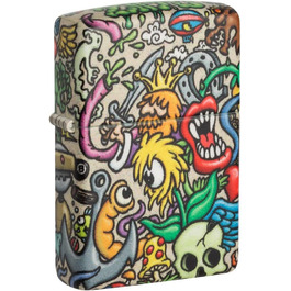 Бензинова запальничка Zippo Crazy Collage 540 Color, кольорова колекційна