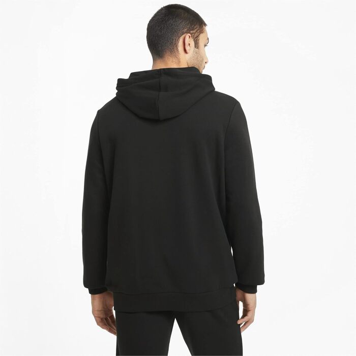 Чоловіча толстовка-худі Puma ESS No. 1 Logo Hoodie TR чорного кольору, розмір XXL