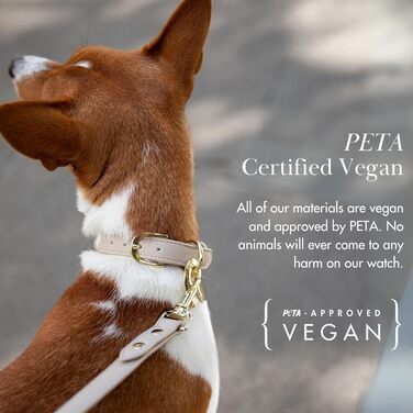 Нашийник для собак Nina Woof Milan з веганської шкіри, м'який, регульований, з крокодиловим тисненням, розмір M (38–48 см)