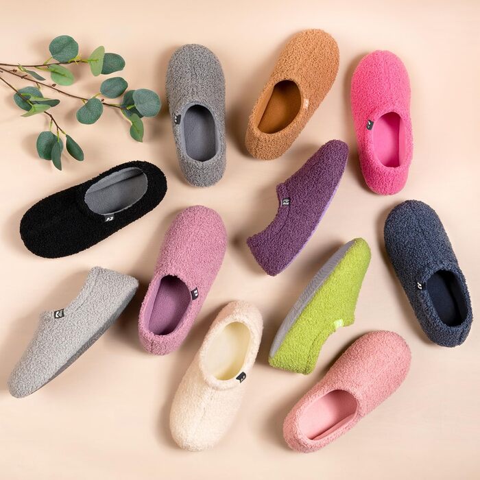 Жіночі халапи RockDove з теплим флісу, закритий каблук, для дому, 40/41 EU, білий