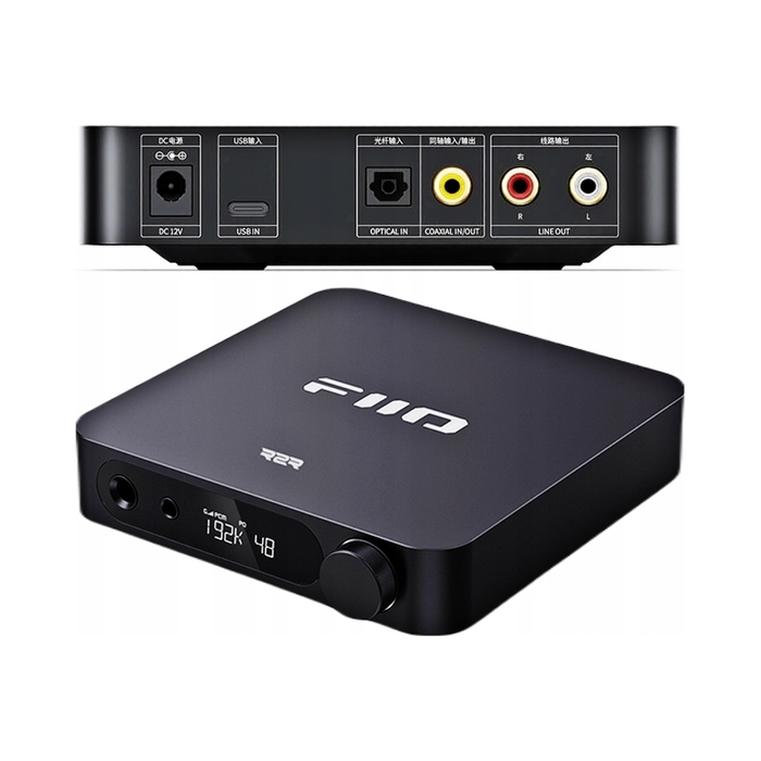 Підсилювач для навушників та ЦАП FiiO K11 R2R (чорний) з балансним виходом 4.4 мм та SE