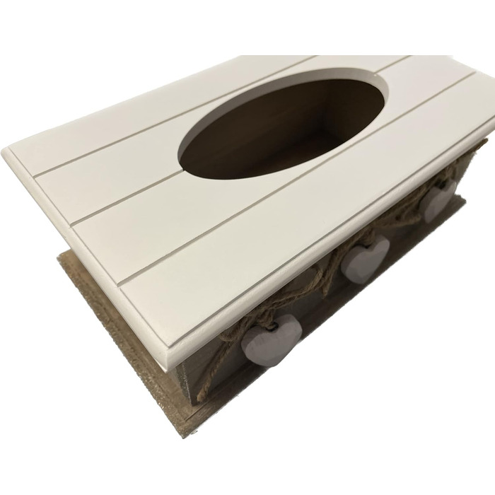 Khevga Cosmetic Tissue Box - Elegant Tissue Box in Brown, Decorative Storage for Cosmetic Tissues, Ideal for Bathroom, Living Room or Office
