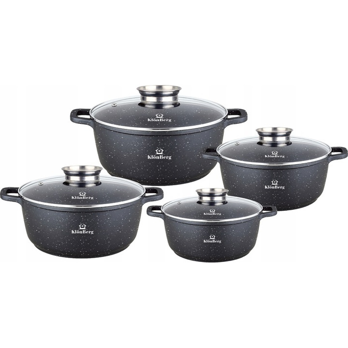 Набір кастрюль KlönBerg KB-4026, 17 предметів