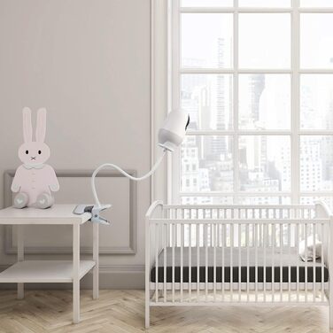Кріплення для дитячого монітора Holaca, сумісне з Nooie Babyphone та камерами Nooie 2K, Wi-Fi (білий)