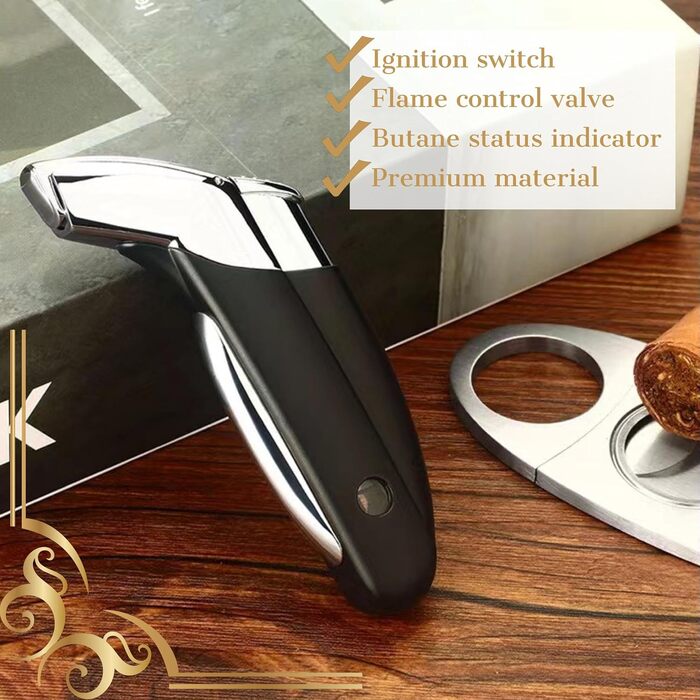 Набір для копчення віскі Toys4Boys - Преміум набір для копчення з дерев'яною кришкою, 4 арома-спіралі та запальничкою. Ідеальний подарунок для чоловіків. Набір для інфузії віскі без бутану, 4 арома-спіралі