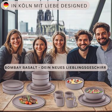 Набір керамічних мисок Sänger VALUE COLLECTION (4 шт.), 700 мл, фіолетові, для мюслі та десертів, миючі в посудомийній машині, мікрохвильовка, стійкі до подряпин