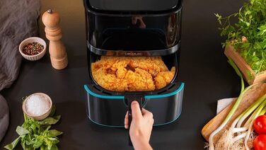 Фритюрниця Cecotec Cecofry Full Inox 5500 Pro 5.5 л, 1700 Вт, без масла, PerfectCook, з аксесуарами, нержавіюча сталь