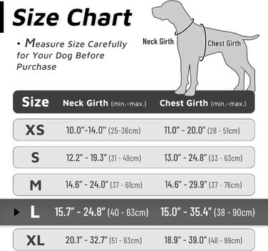 Нагрудник для собак великих порід Eagloo, чорний, розмір L, анти-тяга, з відбиваючими смугами, регульований